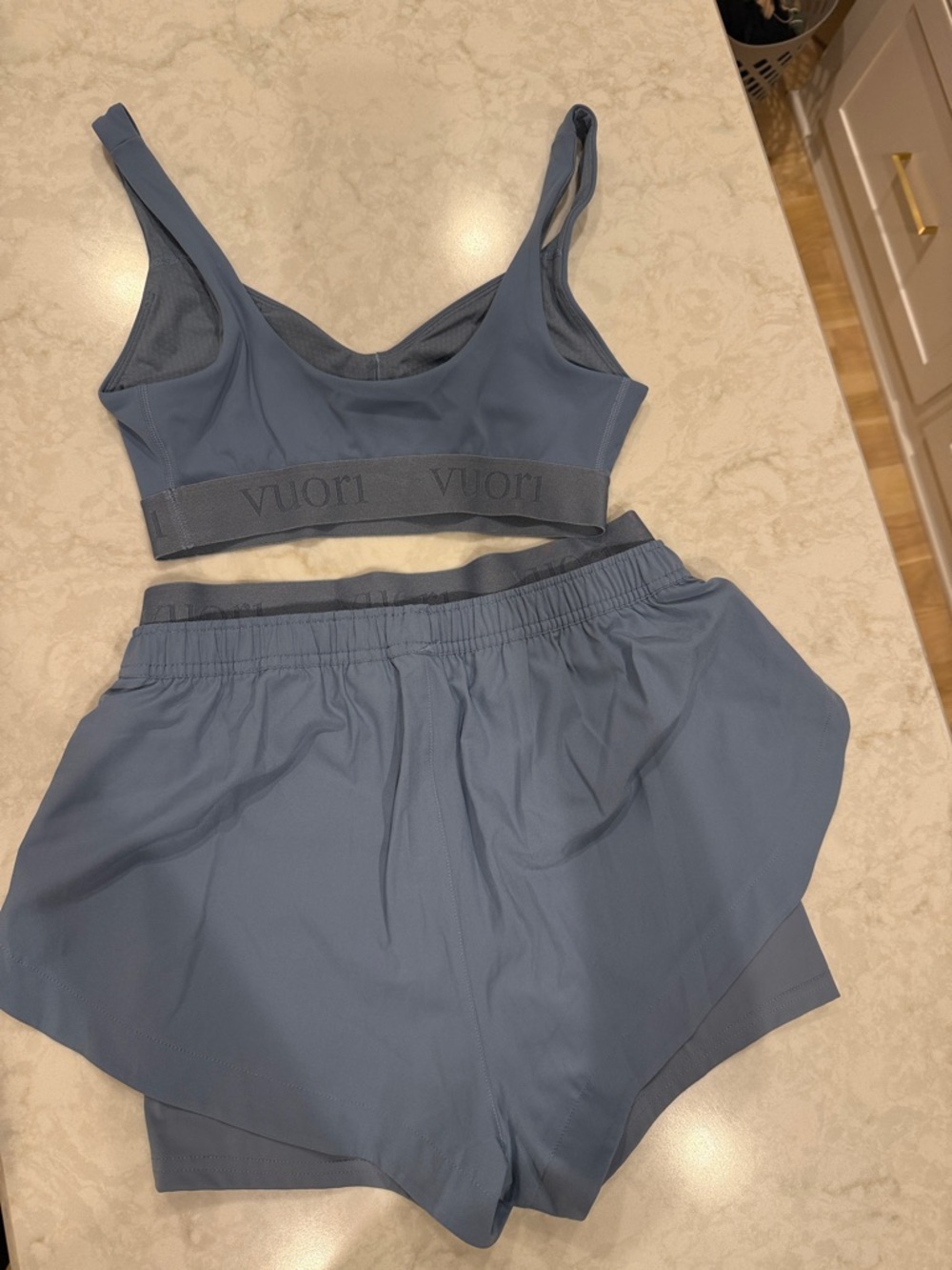 Vuori running shorts and sports bra set, size Small. - Picture 2 of 6